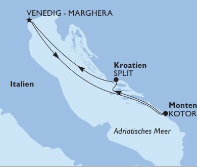5-Tages-Kreuzfahrt: MSC Lirica – Schnupperkreuzfahrt