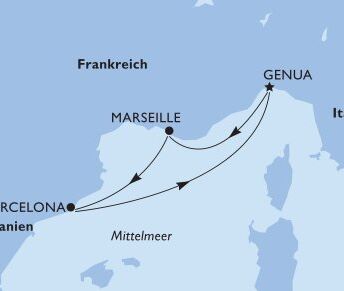 5-Tages-Schiffsreise: MSC Magnifica