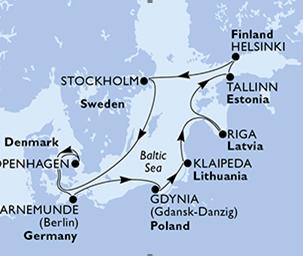11-Tages-Schiffsreise: MSC Magnifica - Perlen der Ostsee