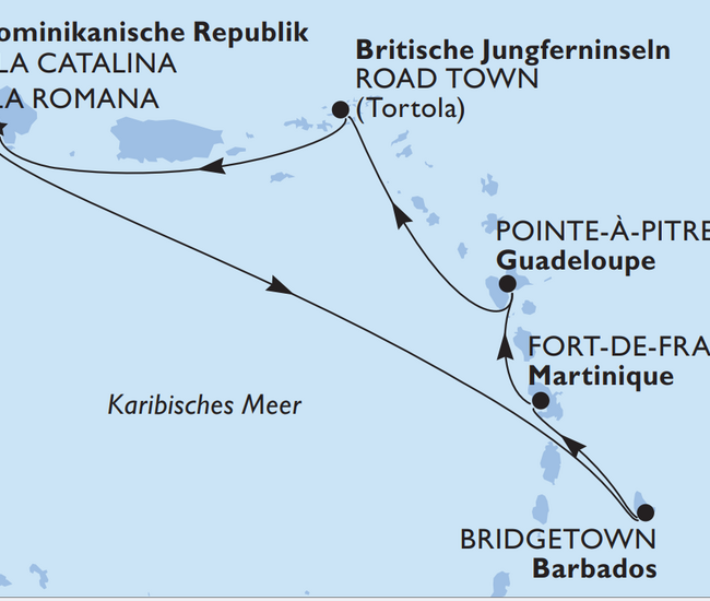 8-Tages-Kreuzfahrt: MSC Opera – Karibische Inseln