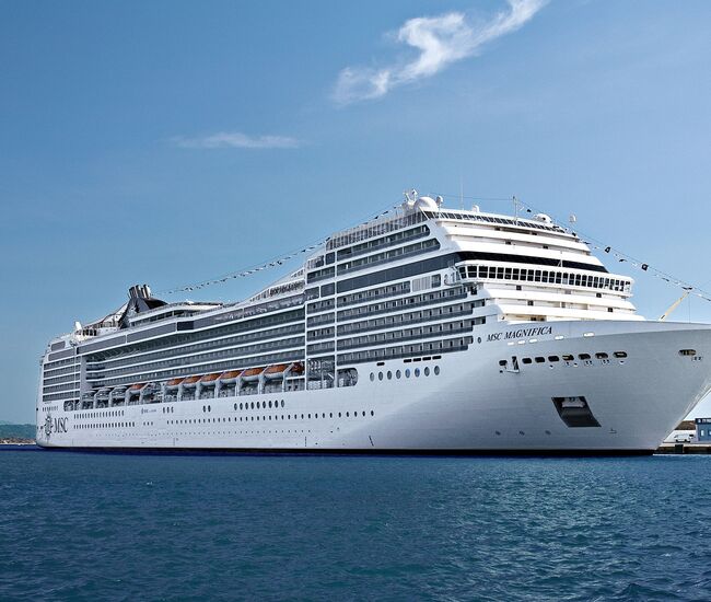 5-Tages-Schiffs-/Busreise: MSC Magnifica –Schnupperkreuzfahrt & 3 Tage Blumenriviera West